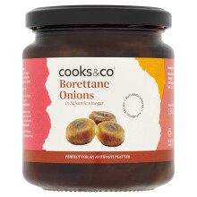 Cooks&Co Grilled Borettane Onions in Balsamic Vinegar 280g (Pack of 6)