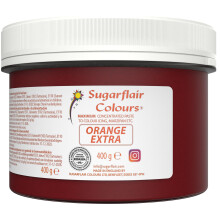 Sugarflair Orange Extra Food Colouring Paste, Maximum Concentrated Food Colouring for Buttercream, Sugar Paste, Royal Icing, Cake Mixes and More!