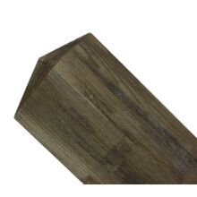 Drayton Shaped Pyramid Top Post - Pressure Treated Scandinavian Redwood - L125 x W125 x H1525 mm