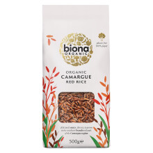 Biona Organic Red Camargue Rice Whole grain, 500g (Pack of 6)