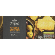 Morrisons The Best Cheese Crispies, 100 g, Pack of 12