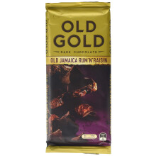Candy Cadbury Old Gold Jamaica Rum and Raisin Dark Chocolate, 180g, Set of 2