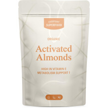 Everyday Superfood Organic Activated Almonds 190g, Unsalted and Unroasted Sprouted Almond, Suitable for Vegan & Kosher Diets
