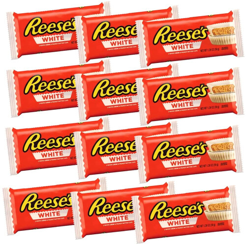 Reese's White Peanut Butter Cups | Full Box 24 x 39g