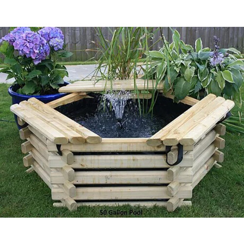 50 Gallon Pond without Pump - W122 x H41 cm - Minimal Assembly Required