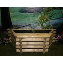 Flatback Pond 25 Gallon with Pump - L63.5 x W122 x H41 cm - Minimal Assembly Required