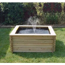 60 Gallon Square Pond without Pump - L91.4 x W91.4 x H50.8 cm - Minimal Assembly Required