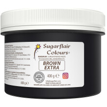 Sugarflair Brown Extra Food Colouring Paste, Maximum Concentrated Food Colouring for Buttercream, Sugar Paste, Royal Icing, Cake Mixes and More!