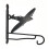 Spitfire Feature Bracket - Steel - W30.5 x H33 cm - Black 1