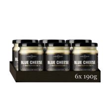 The Condiment Company Blue Cheese Mayonnaise 190g, Indulgent Blue Cheese Dip and Dressing, for Steak, Wings & Salad (Pack of 6)