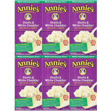 Annie'S - Macaroni & Cheese Shells White Cheddar 6 Oz. 112941