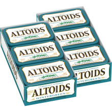 ALTOIDS CURIOUSLY Strong Mints, Wintergreen, 49.90g TINS (Pack of 12)