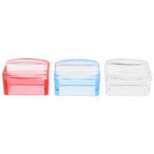 9Sets Nagelstempel Mit Präzisem Silikonkopf Für DIY Nageldesigns Bunt