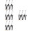 12Stk Nail Art Zeichenstift Schwarz Maniküre DIY Design 8