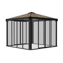 Gazebo Ledro 3000 Closed - Polycarbonate/Acrylic - L295 x W295 x H276 cm - Grey