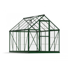 Greenhouse Harmony 6 x 10 - Polycarbonate - L306 x W185 x H208 cm - Green