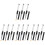 12Stk Nail Art Zeichenstift Schwarz Maniküre DIY Design 3