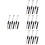 12Stk Nail Art Zeichenstift Schwarz Maniküre DIY Design 7