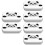 6Pièces Petites Boîtes Métal Multiusage Couvercle Pour Rangement 8