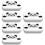 6Pièces Petites Boîtes Métal Multiusage Couvercle Pour Rangement 9