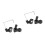 2Ensembles Pince Microphone Sax Noir Abs+fer Support Pratique Durable 7