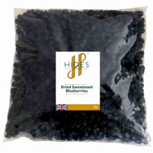Hides Fine Foods - Dried Sweetened Blueberries 1kg - Suitable for Vegetarians - Baking - Granola - Breakfast - Muffins - Snacking - Desserts -Great