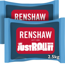 Renshaw Just Roll With It Fondant Icing - Jet Black, 5 kg (Pack of 1)
