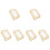 12Pièces Cadres Bois Multi Usage Filtre Durable Pour Papier DIY 6