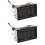 2Pièces Thermomètre Tableau De Bord ABS Noir 7