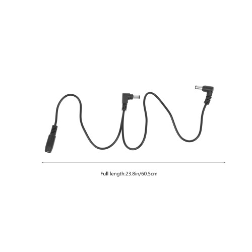 2Pièces Cordon Professionnel Effet Guitare PVC Noir Robuste 2