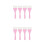 8Pièces Ensemble Pinceaux Confort Rose Outils 6