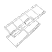 5Pièces Pochoirs Emporte-Pièces Métal Pour Cartes Argent