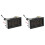 2Pièces Thermomètre Tableau De Bord ABS Noir 4