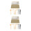 2Ensembles Outils Mini Râteau Zen DIY Plastique Pour Décor De Table 3