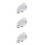 3St Elastische Schoenveters Wit Sport En Casual Schoeisel 3