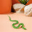 3Pièces Serpent Jouet Imitation Tpr Vert Pour Blagues Et Fêtes 11