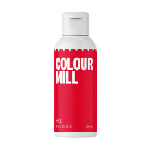 Colour Mill Oil Based Food Colouring **Bulk** 100ML - Buttercream Fondant Sugarpaste Icing and Chocolate Colour (Red)