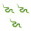3Pièces Serpent Jouet Imitation Tpr Vert Pour Blagues Et Fêtes 10