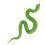 3Pièces Serpent Jouet Imitation Tpr Vert Pour Blagues Et Fêtes 3