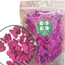 Freeze Dried Red Dragon Fruit | XXL 500g Natural Raw Unsweetened Pink Pitaya Pieces | Freeze Dried Fruit Red Pitahaya | Make Smoothie Powder or