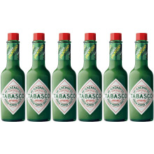 TABASCO Green Jalape?o Hot Sauce 57ml - 6-pack