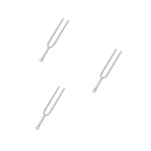 3Pièces Diapason Tuner 440Hz Noir Instruments À Cordes 2