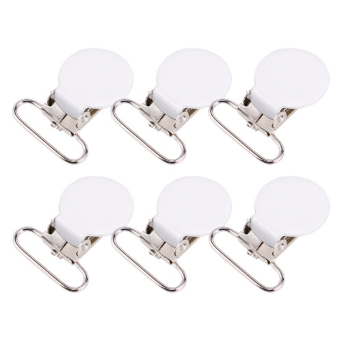 12Pièces Clips Rond Suspenders Pour Usage 2