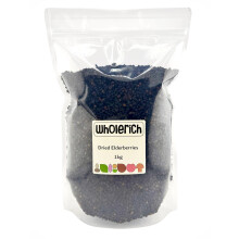 Dried Elderberries Whole (from Poland) 1kg - Wholerich Foods