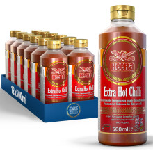 Heera Extra Hot Chilli Sauce, 500ml, Pack of 12