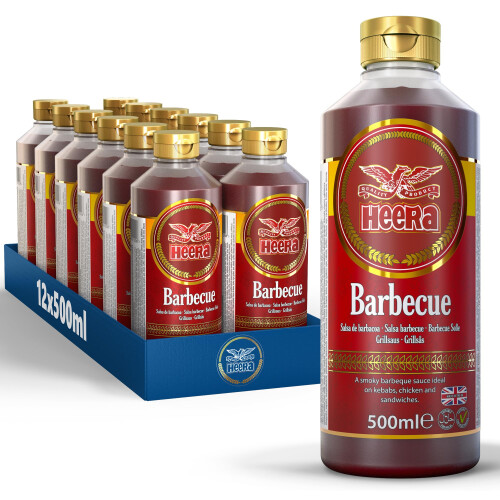 Heera BBQ Sauce, 500ml, Pack of 12