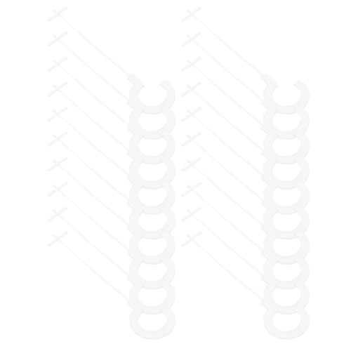 10000Pièces Boucle Sceau Étiquette Multiusage Cordon Suspendu PP 2