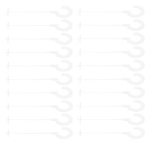 10000PiĂšces Boucle Sceau Ătiquette Multiusage Cordon Suspendu PP