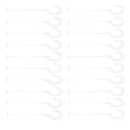 10000Pièces Boucle Sceau Étiquette Multiusage Cordon Suspendu PP