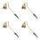 4Pièces Outils D'éteinte De Bougies À Main Élégants Pour Décor Maison 3